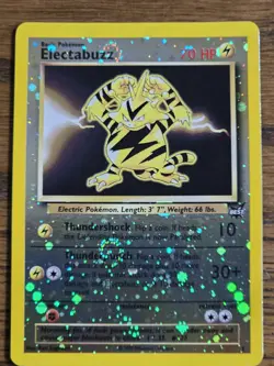 Pokemon Reverse Holo Best Promo Electabuzz #1 (Not Played),**2-swirls** - Image 1