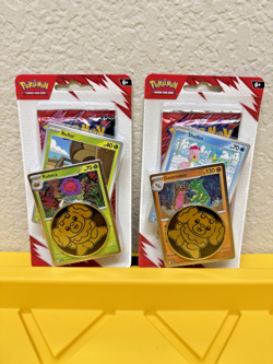 Pokemon Destined Rivals Premium Checklane Blister Packs Gastrodon + Rabsca x2 - Image 1