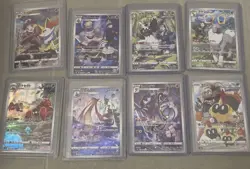 Japanese Pokemon 8 Card Lot CHR Near Mint Holo Rare Modern - Image 1
