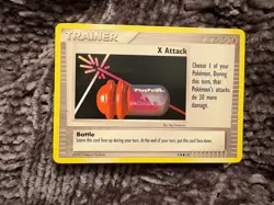 Pokemon Next Quest Trading Figure Game X Attack Trainer 8/8 Card - Image 1