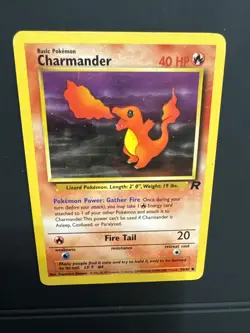 Pokemon TCG Charmander Team Rocket 50/82 Regular 1st Edition Common LP - Image 3