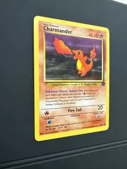Pokemon TCG Charmander Team Rocket 50/82 Regular 1st Edition Common LP - Image 4