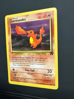 Pokemon TCG Charmander Team Rocket 50/82 Regular 1st Edition Common LP - Image 5
