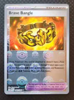 Pokemon Brave Bangle (Poke Ball Pattern) 080/086 Sv: White Flare Holo - Image 1