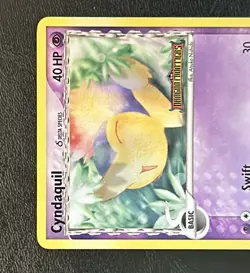 2006 Pokemon TCG Dragon Frontiers Cyndaquil 45/101 Reverse Holo Stamped - Image 2