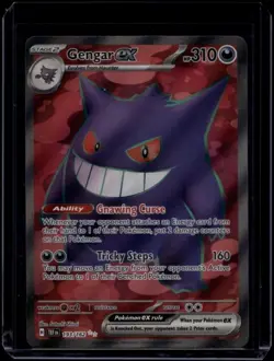 Pokemon TCG Gengar ex 193/162 Temporal Forces Ultra Rare NM - Image 1