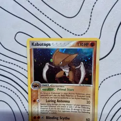 Kabutops (10/108) EX Power Keepers Holo Pokemon Card! LP - Image 2
