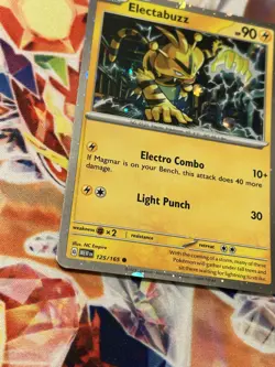 Pokemon TCG - Electabuzz MEW 125/165 NM HD Cosmos Holo Foil for 151 Set - Image 4