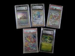 Pokemon Cards PSA CGC Graded Lot Of 5 - Image 1