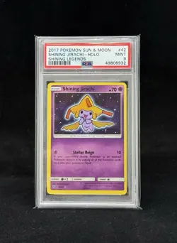 Shining Jirachi PSA 9 2017 Pokemon S&M Holo Shining Legends Rare 42/73 - Image 1