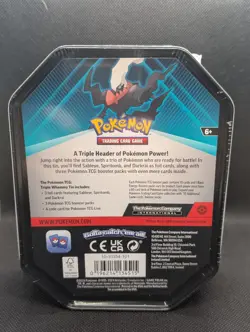 Pokemon TCG: Darkrai Triple Whammy Collectors Tin - Factory Sealed - Image 3
