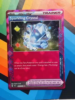 Sparkling Crystal 142/142 - Stellar Crown - Pokemon TCG - ACE SPEC Rare NM - Image 1