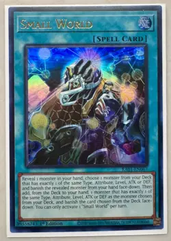 1x Small World 1st Edition Ultra Rare RA01-EN067 Yu-Gi-Oh! - Image 1