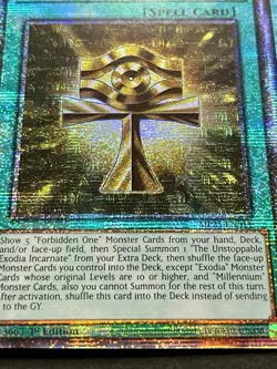 3x Millennium Ankh | MP25-EN011 | Starlight Rare | NM | 1st Edition | YuGiOh! - Image 2