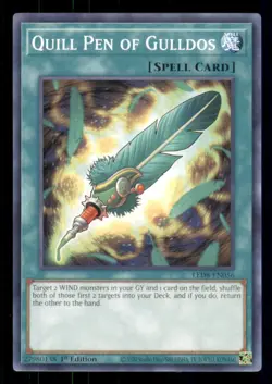 Yu-gi-oh Quill Pen of Gulldos #LED8-EN056 Legendary Duelists: Synchro Storm LP - Image 1