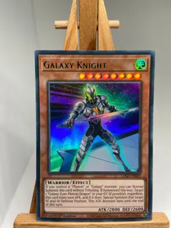 Galaxy Knight - Green Ultra Rare 1st Edition LDS2-EN049 - NM - YuGiOh - Image 1