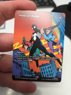 Magic The Gathering Winds Of Change M 0030 Mar En Card Mtg Tcg Spiderman Marvel - Image 1