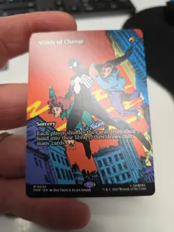 Magic The Gathering Winds Of Change M 0030 Mar En Card Mtg Tcg Spiderman Marvel - Image 2