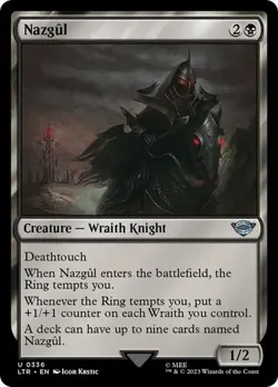 Nazgul / Nazgul - 336 - LOTR - NM - Magic The Gathering - MTG - Image 1