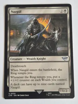 Nazgul / Nazgul - 333 - LOTR - NM - Magic The Gathering - MTG - Image 1
