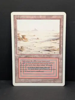Badlands Revised MTG Magic the Gathering Reserved List Dual Lands EDH vintage MP - Image 1