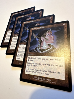 4x Catalyst Stone / Katalysatorstein - MtG - Magic the Gathering - Excellent - Image 1