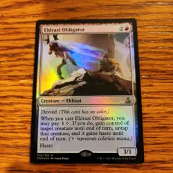 Magic: MTG: Oath of the Gatewatch: Foil: Eldrazi Obligator - OGW - NM - Image 1