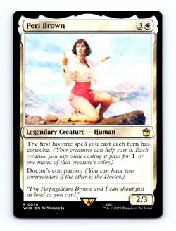 #26 2023 Doctor Who Peri Brown Rare - Image 1