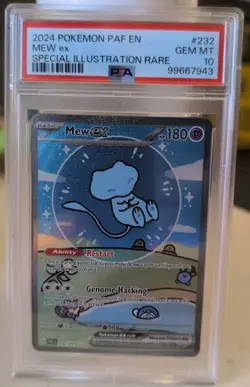 Pokemon Mew EX Bubble Mew PSA 10 Gem Mint 232/091 Sir SV Paldean Fates - Image 1