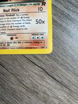 Pokemon TCG Dark Charizard 4/82 Holo Rare Card Team Rocket LP - Image 4