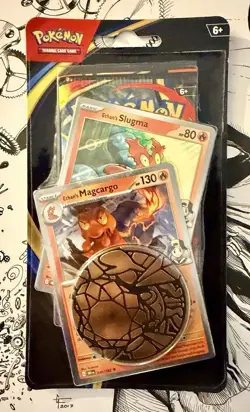 Pokemon Phantasmal Flames Blister 2‑Pack | Greedent & Magcargo Sealed Promo Lot - Image 4