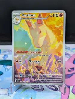 Pokemon TCG Destined Rivals Rapidash 189/182 IR - Image 1