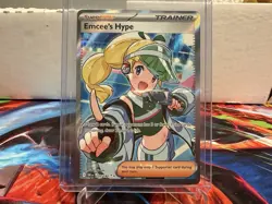 Emcee's Hype 220/182 Destined Rivals Pokemon Full Art Ultra Rare - Image 1
