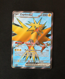 Pokemon Card TCG - Zapdos EX 192/165 - S&V 151 English - Ultra Rare - NM ⭐ - Image 1