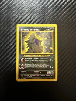 Pokemon Neo Destiny Holo Rare Shining Tyranitar #113 [Lightly Played] - Image 1