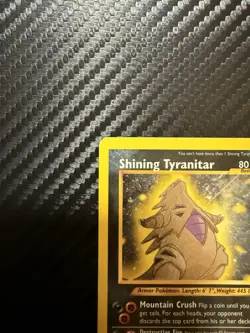 Pokemon Neo Destiny Holo Rare Shining Tyranitar #113 [Lightly Played] - Image 2
