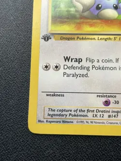 Pokemon Dratini 53/82 1st Edition Team Rocket Common LP - Image 5