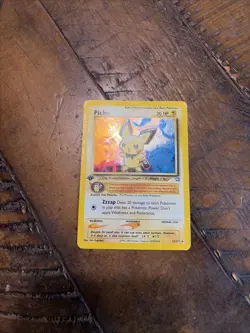 Pokemon TCG First Edition 1999 12/111 Pichu - Image 1