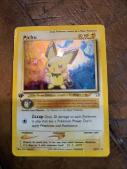 Pokemon TCG First Edition 1999 12/111 Pichu - Image 2