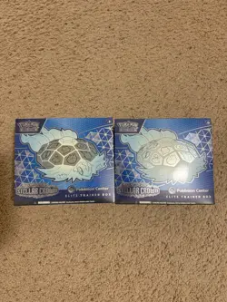 Pokemon Center Exclusive ETB Stellar Crown Elite Trainer Box SET OF 2 - Image 1
