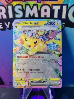 Pikachu ex 57/191 Double Rare Pokemon TCG SV08: Surging Sparks NM - Image 1