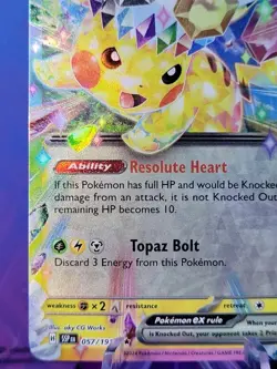 Pikachu ex 57/191 Double Rare Pokemon TCG SV08: Surging Sparks NM - Image 5