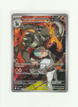 Pokemon Team Rocket's Houndoom 191/182 Illustration Rare Destined Rivals NM - Image 1