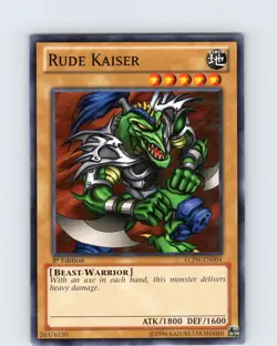 Yu-Gi-Oh TCG Rude Kaiser LCJW-EN004 1st Edition Regular Common Card NM - Image 1