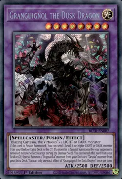 Granguignol The Dusk Dragon - Secret Rare 1st Edition BLTR-EN087 - NM - YuGiOh - Image 1