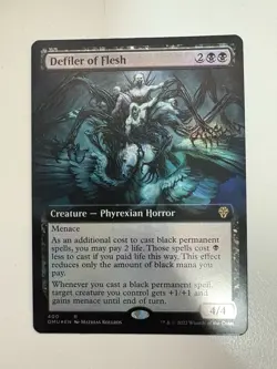 Defiler of Flesh Foil Borderless MTG Magic the Gathering Card NM Near Mint DMU - Image 1