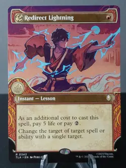 0343 Redirect Lightning Showcase Magic The Gathering Avatar: The Last Airbender - Image 1