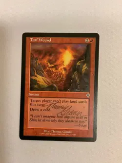 MTG Magic Turf Wound Signed Artist Proof x1 Invasion Thomas Gianni - Image 1