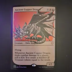 Ancient Copper Dragon (Showcase) Commander Legends: Battle for Baldur's Gate... - Image 1