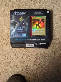 *Opened* Final Fantasy Limit Break Commander FF VII GAME EDITION No Promos/Packs - Image 5